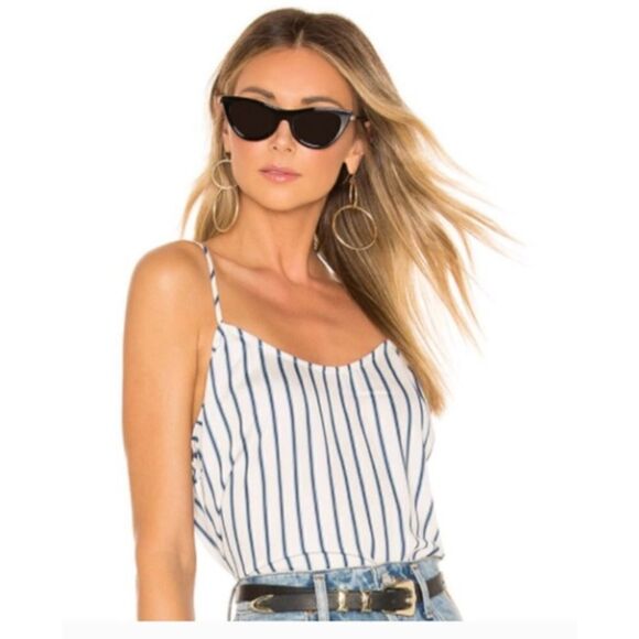 L’Academie Striped Tank Cami Top Sz. XS - Picture 1 of 8
